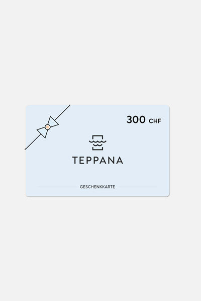 Teppana Geschenkgutschein im Wert von 300 CHF