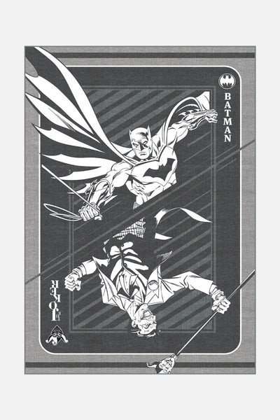 Batman™ Joker Grau Teppich - Teppana