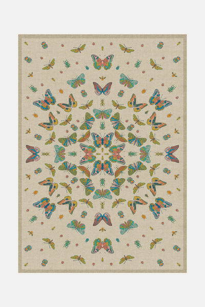 Schmetterling Bunt Teppich - Teppana