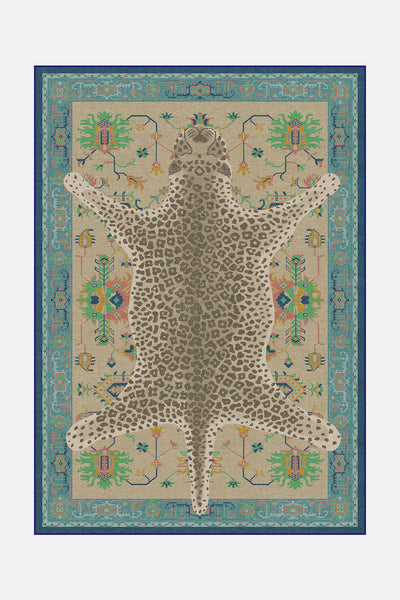 Leopard Bunt Teppich - Teppana