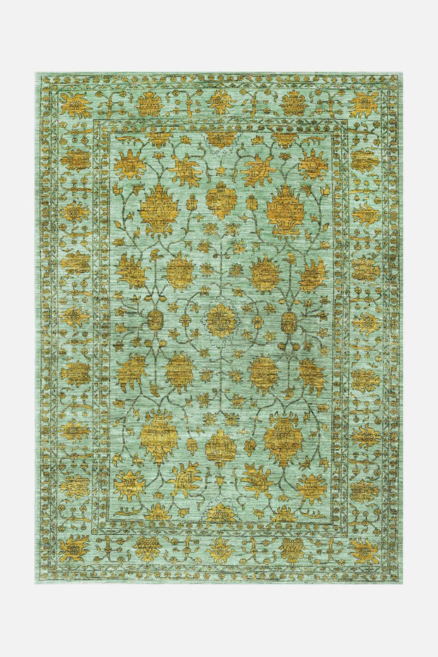 Floral Citrin Teppich - Teppana