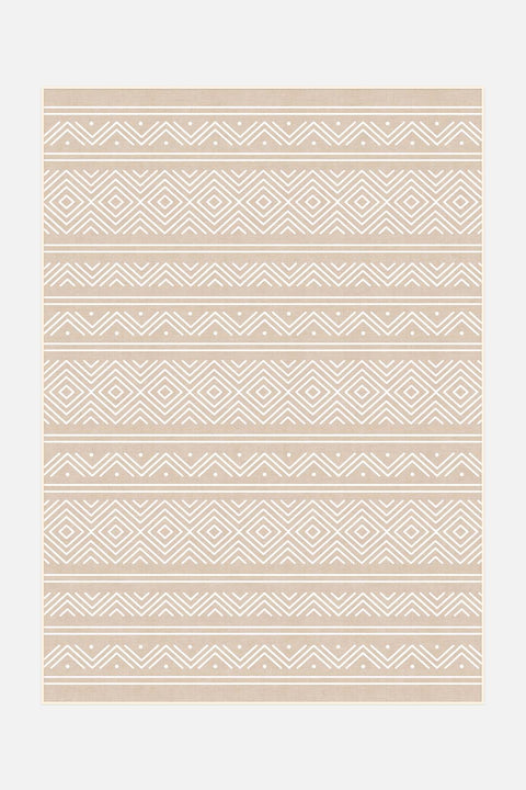 Outdoor Aztek Creme Teppich - Teppana