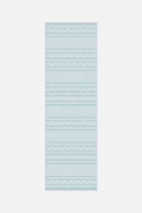 Outdoor Aztek Himmelblau Teppich - Teppana