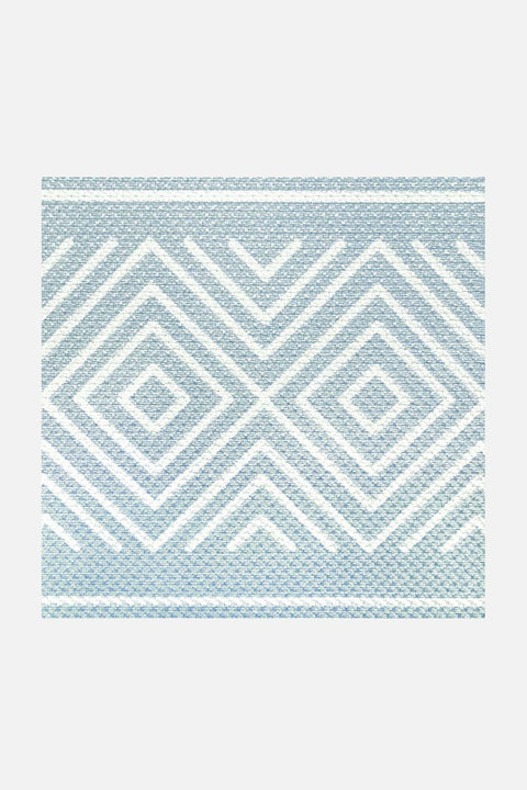 Outdoor Aztek Himmelblau Teppich - Teppana