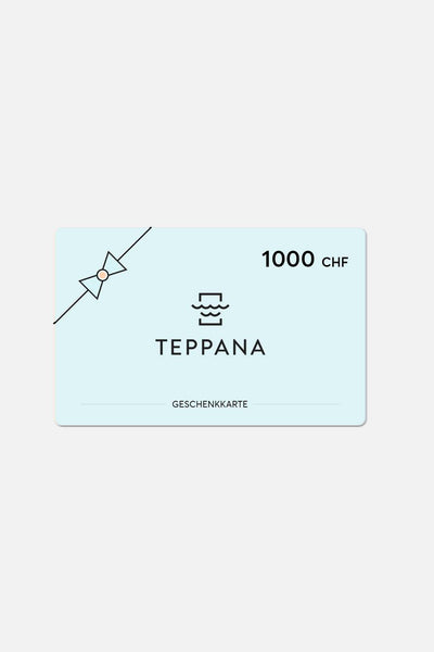 Teppana Geschenkgutschein im Wert von 1000 CHF
