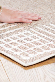 Jute-Haptik Ava Taubengrau Teppich